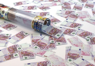 Vystreľovacie konfety 60cm - EURO