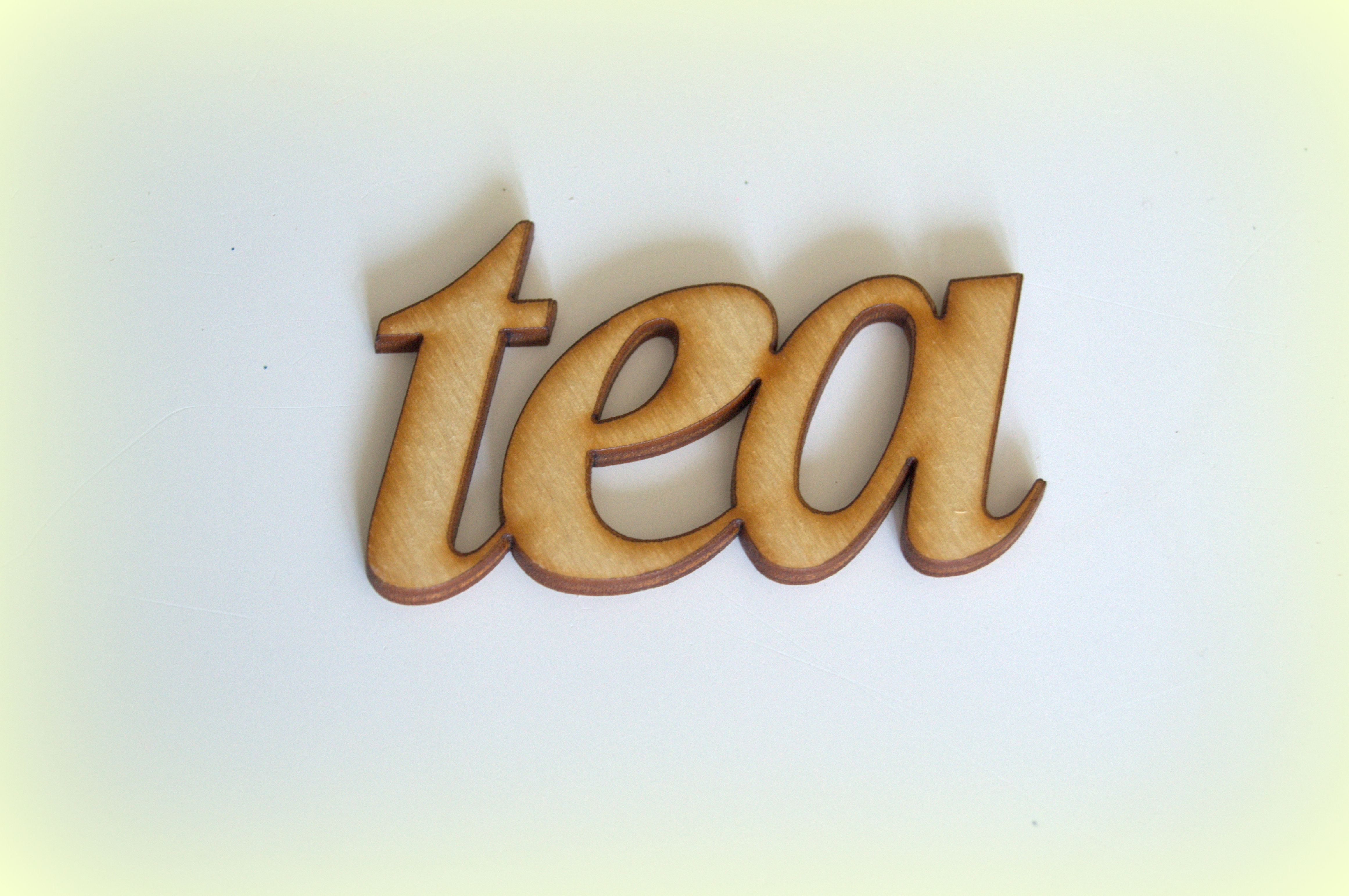 Drevený nápis TEA